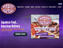 Tablet Screenshot of hibachifactory.com